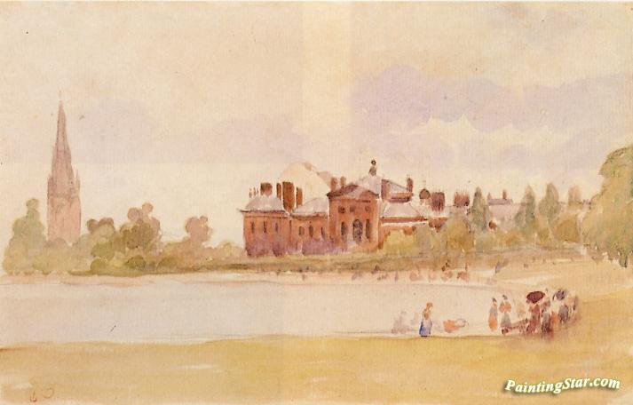 Kensington Gardens Artwork by Camille Pissarro