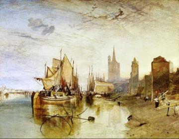 Cologne - The Arrival of a Packet-Boat, Evening Artwork by Joseph Mallord William Turner