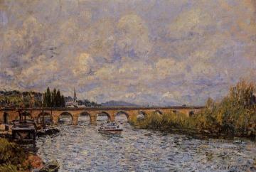 The Sevres Bridge Artwork by Alfred Sisley