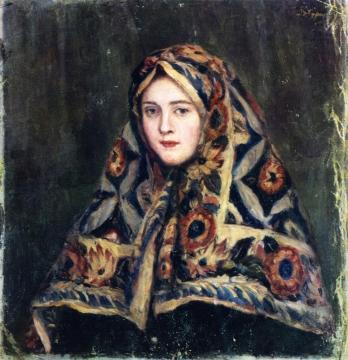 Anfisa Artwork by Vasili Ivanovich Surikov