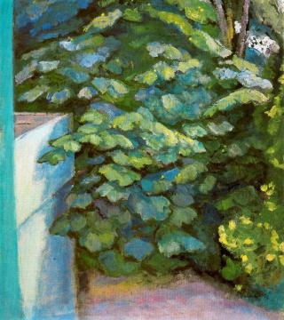 The Chestnut Tree In My Garden Artwork by Daniel Vazquez Diaz