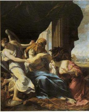 The Death Of Dido Artwork by Simon Vouet