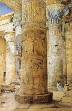 Hall of Columns, Philae Artwork by Henry Roderick Newman