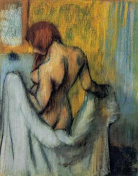 Woman with a Towel Artwork by Edgar Degas