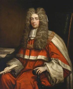 Sir George Jeffreys Artwork by Sir Godfrey Kneller