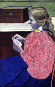 Portrait of Rachel, the Artist's Sister Artwork by Leon Spilliaert