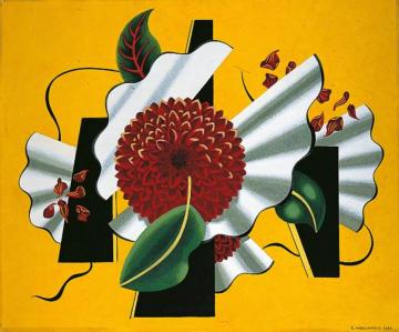 Dahlia Artwork by Edward Wadsworth