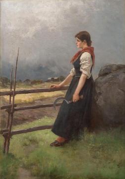 Country Girl Artwork by Axel Hjalmar Ender