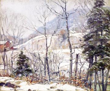 New England Winter Artwork by George Gardner Symons