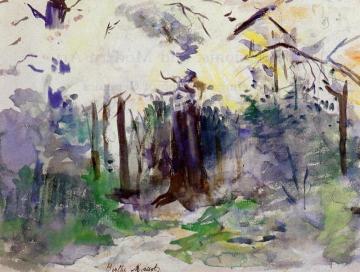 Autumn in the Bois de Boulogne Artwork by Berthe Morisot