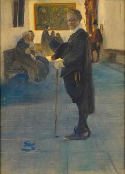 A gallant old school Artwork by Wilhelm Schreuer