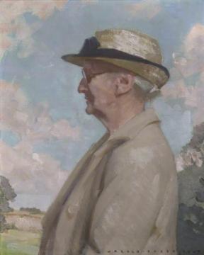 Mrs Laura Charlotte Hilgrove Coxe, Founder Of Watlington Library Artwork by Harold Speed