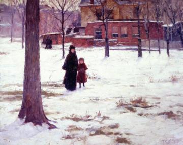 16th Street, Indianapolis Artwork by Theodore Clement Steele