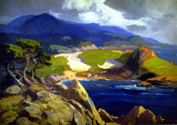 Cypress Point Artwork by Franz Bischoff