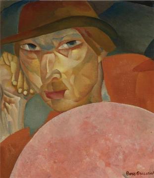Russian Man Artwork by Boris Grigoriev