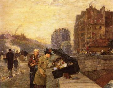 The Quai St. Michel Artwork by Frederick Childe Hassam