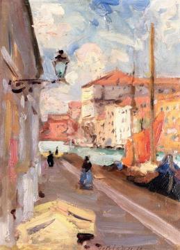 Venentian Quay Artwork by Francis Campbell Boileau Cadell