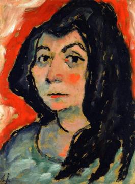 Helene With Her Hair Down Artwork by Alexej Jawlensky