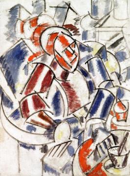 Woman in an Armchair Artwork by Fernand Léger