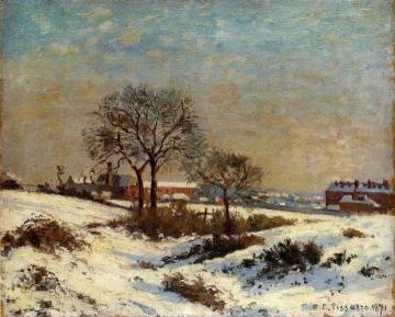 Landscape under Snow, Upper Norwood Artwork by Camille Pissarro