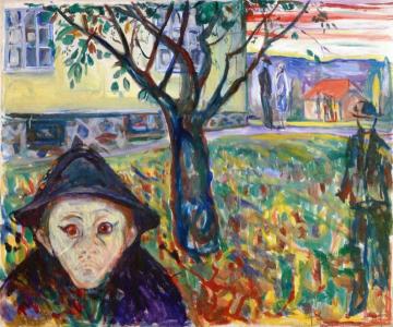 Jealousy In The Garden Artwork by Edvard Munch