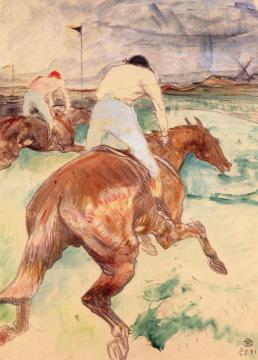 The Jockey (study) Artwork by Henri de Toulouse-Lautrec