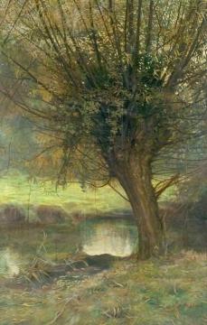 Willows And Weeds Artwork by Ernest Townsend