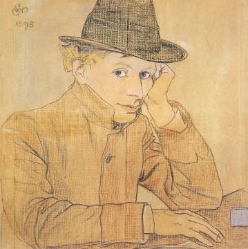 Portrait Of Adolf Nowaczynski Artwork by Stanislaw Wyspianski