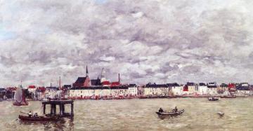 Antwerp, the Scheldt and the Quays Artwork by Eugène-Louis Boudin