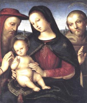 Madonna with Child and Saints Artwork by Raphael