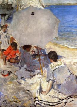 By The Sea Artwork by Charles W. Hawthorne