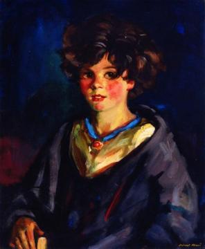 Annie Geg Artwork by Robert Henri