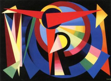 Combat: Light And Shade Artwork by Auguste Herbin