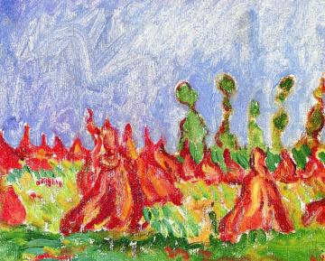 Haystacks In Normandy Artwork by Louis Valtat