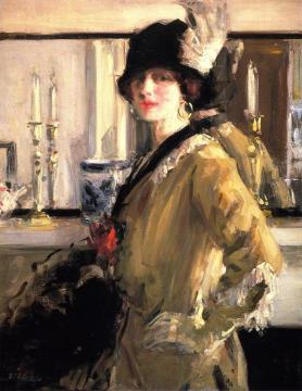The Black Hat Artwork by Francis Campbell Boileau Cadell