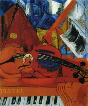 The Violin Artwork by Raoul Dufy