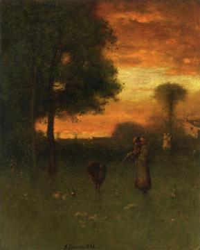 Sunset Artwork by George Inness
