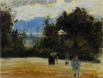 The Clearing Artwork by Camille Pissarro