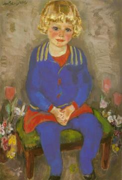 Birthday of Liesje Artwork by Jan Sluyters