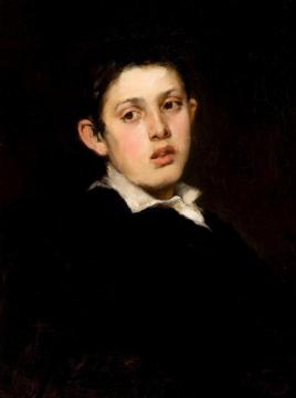Portrait Of A Boy Artwork by Frederic Porter Vinton