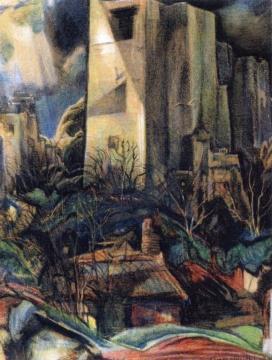 The Haunted Tower Artwork by Charles Reiffel