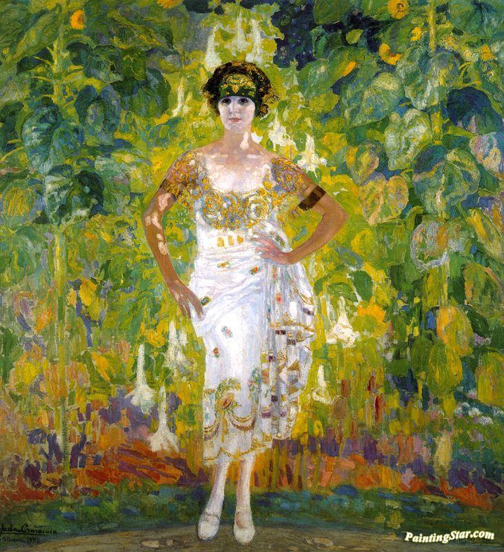 Marieta Ayerza De González Garaño Artwork by Hermen Anglada Camarasa