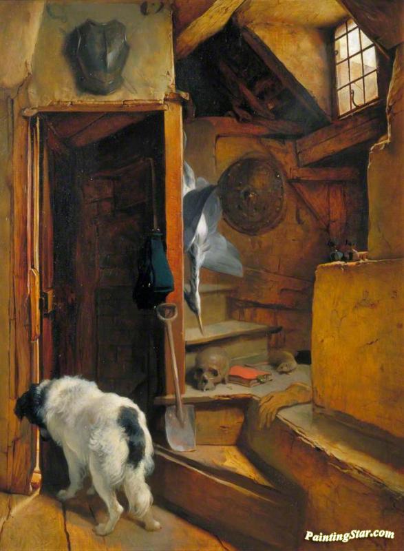 Shakespeare's House, Stratford-upon-avon Artwork by Henry Wallis