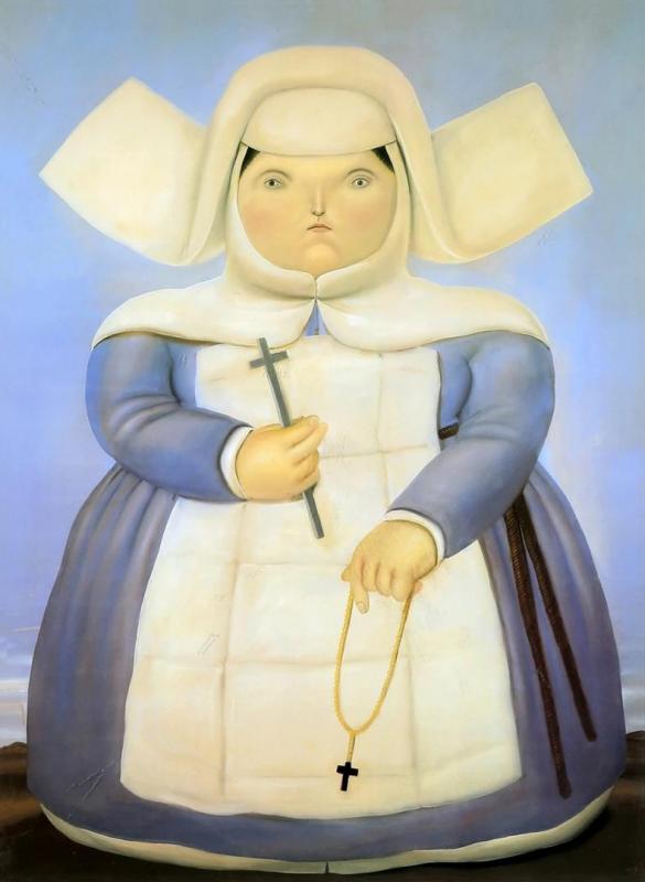 Madre Superiora Artwork by Fernando Botero