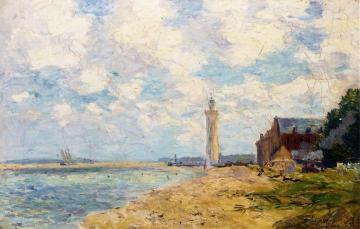The Mouth of the Seine, Honfleur Artwork by Albert Lebourg