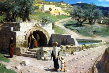 The Virgin Spring In Nazareth Artwork by Vasily Polenov