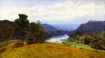 Sunset in the Hills Artwork by Alexander Helwig Wyant