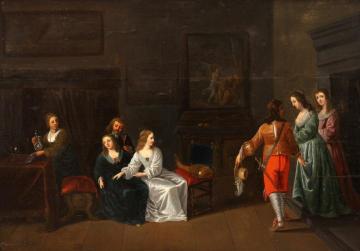 The Visit Artwork by Anthonie Palamedesz