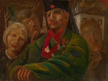 Red Army General Artwork by Boris Grigoriev