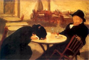 At The Cafe Artwork by Wojciech Weiss